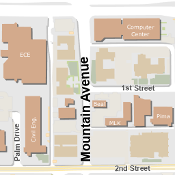 University Of Arizona Map Campus Map | University Of Arizona